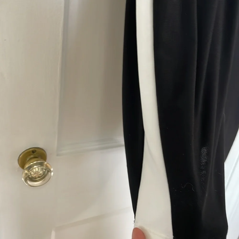 NWT CHAPS black and white dress small cocktail dress